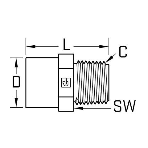 94004642 Pipe Series Bushing